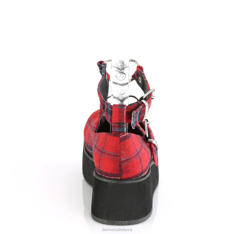 sprite-02 Demonia XDP2465 raudonas languotas audinys
