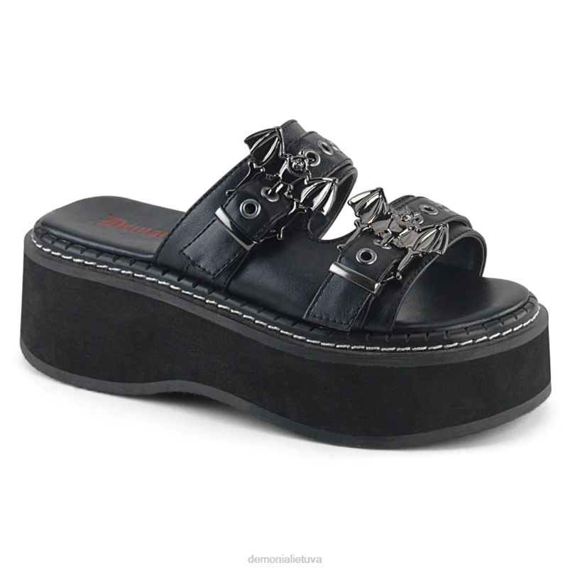 Emilija - 100 Demonia XDP2486 juoda veganiška oda