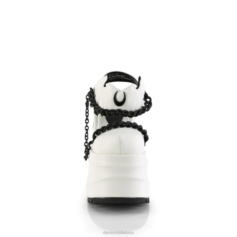 banga-20 Demonia XDP2540 balta veganiška oda