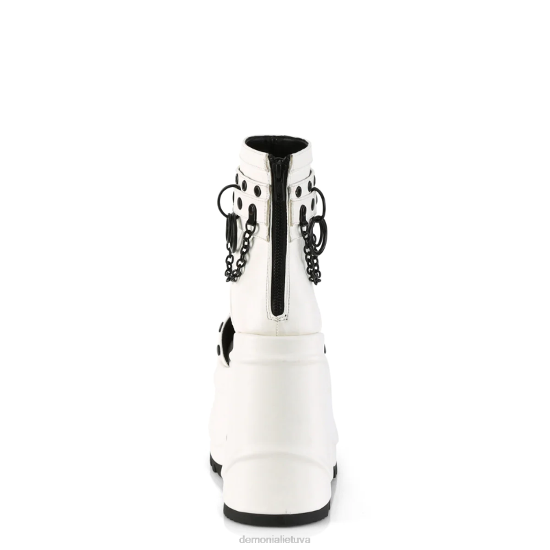 banga-22 Demonia XDP2545 balta veganiška oda