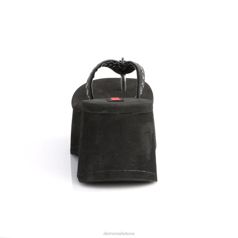 linksmas-33 Demonia XDP2497 juoda veganiška oda