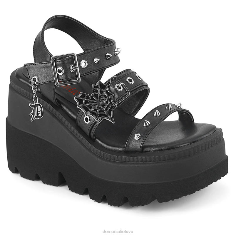 purtyklė-13 Demonia XDP2499 juoda veganiška oda