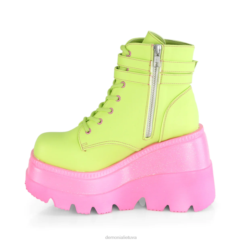 kratytuvas-52 Demonia XDP2701 kalkių šviesą atspindinti veganiška oda/rožinė