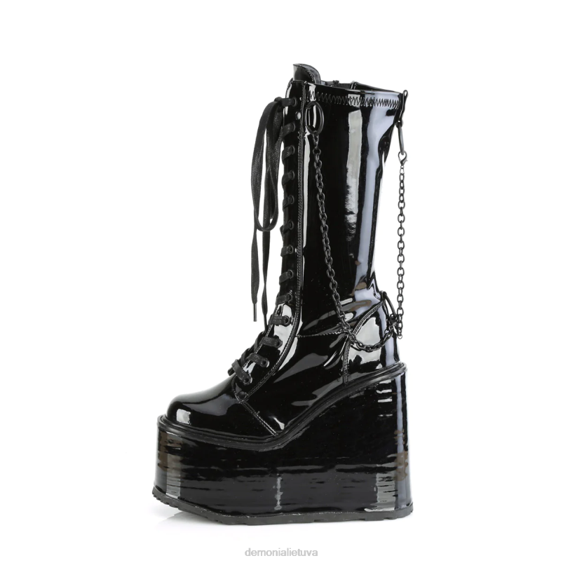 sūpynės-150 Demonia XDP2759 juodas tamprus patentas