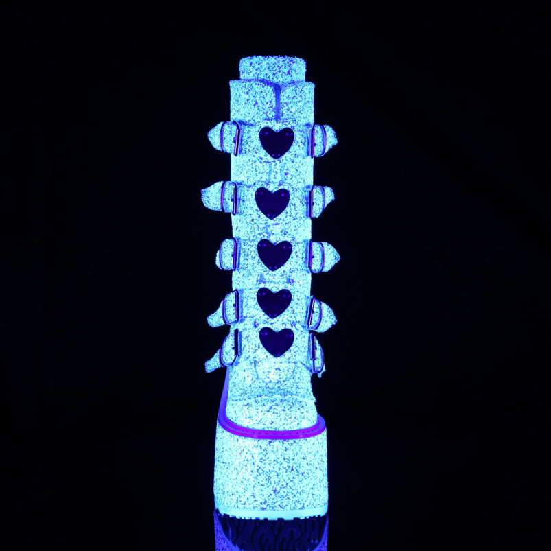 sūpynės - 230g Demonia XDP2768 balti multi blizgučiai