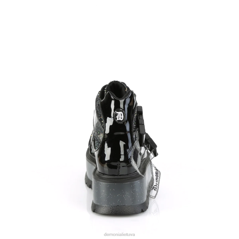 tinginys-50 Demonia XDP2727 juoda lakuota juoda multi blizgučiai