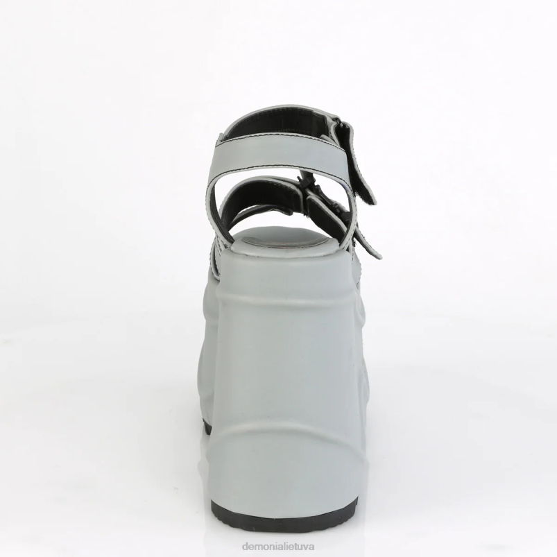 banga-13 Demonia XDP21494 pilka šviesą atspindinti veganiška oda