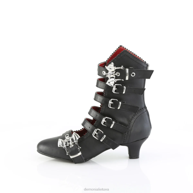 flora-1035 Demonia XDP21152 juoda veganiška oda