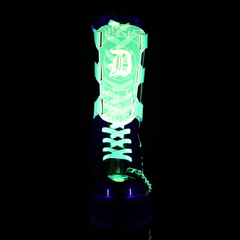 kapakas-255 Demonia XDP21181 juoda veganiška oda