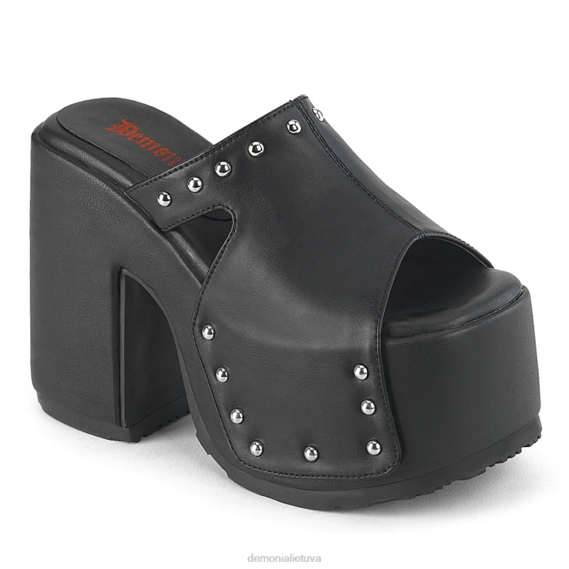 kupranugaris-109 Demonia XDP2979 juoda veganiška oda