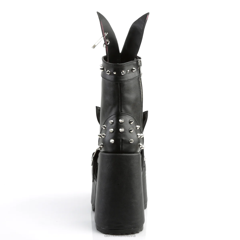 kupranugaris-202 Demonia XDP2984 juoda veganiška oda