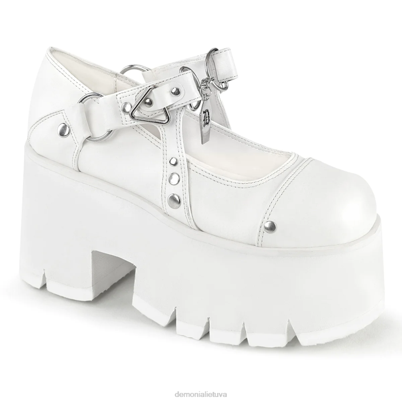 pelenai-33 Demonia XDP2919 balta veganiška oda