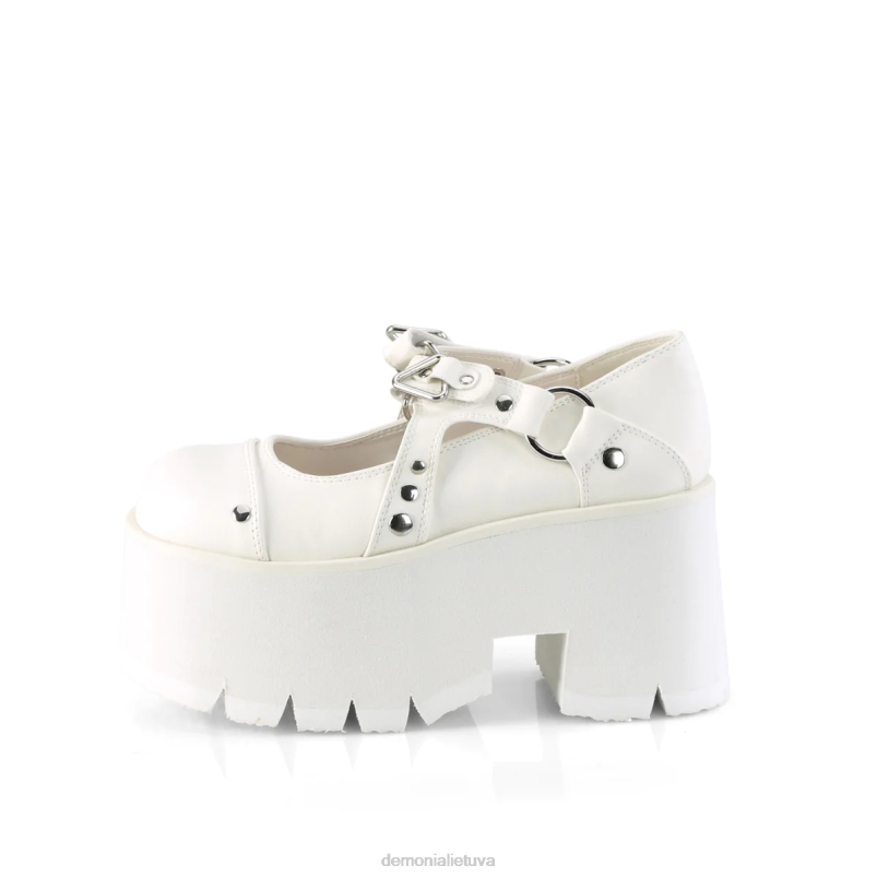 pelenai-33 Demonia XDP2919 balta veganiška oda