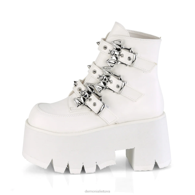 pelenai-55 Demonia XDP2922 balta veganiška oda