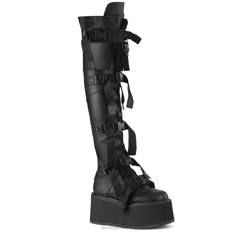 prakeiktas-325 Demonia XDP21077 juoda veganiška oda