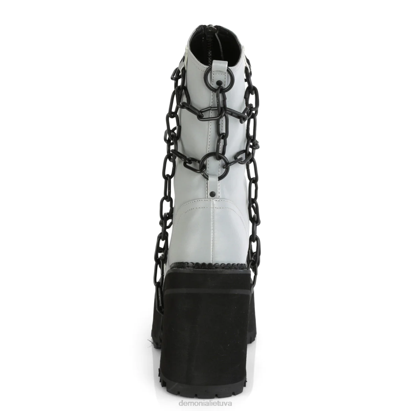 puolimas-66 Demonia XDP2933 pilka šviesą atspindinti veganiška oda