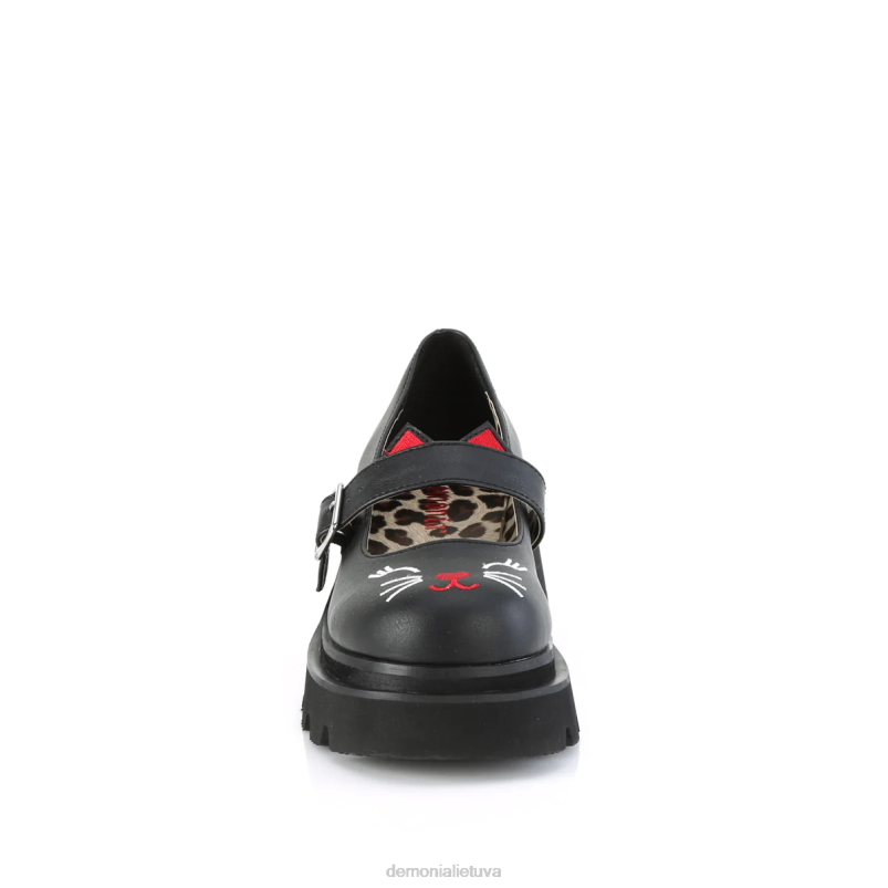 renegatas-56 Demonia XDP21247 juoda veganiška oda