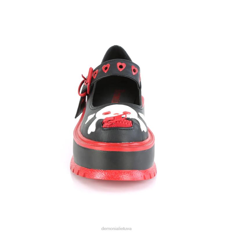 tinginys-27 Demonia XDP21334 juoda veganiška oda