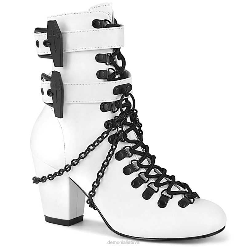 vivika-128 Demonia XDP21464 balta veganiška oda