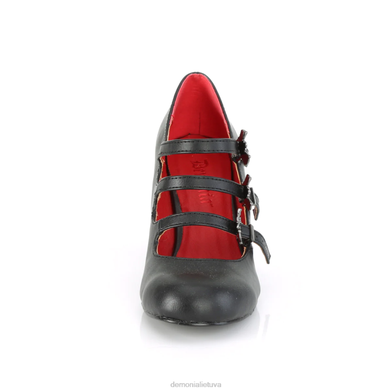 vivika-38 Demonia XDP21467 juoda veganiška oda