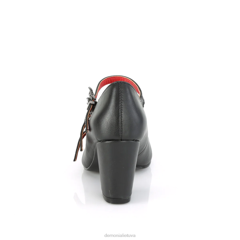 vivika-38 Demonia XDP21467 juoda veganiška oda